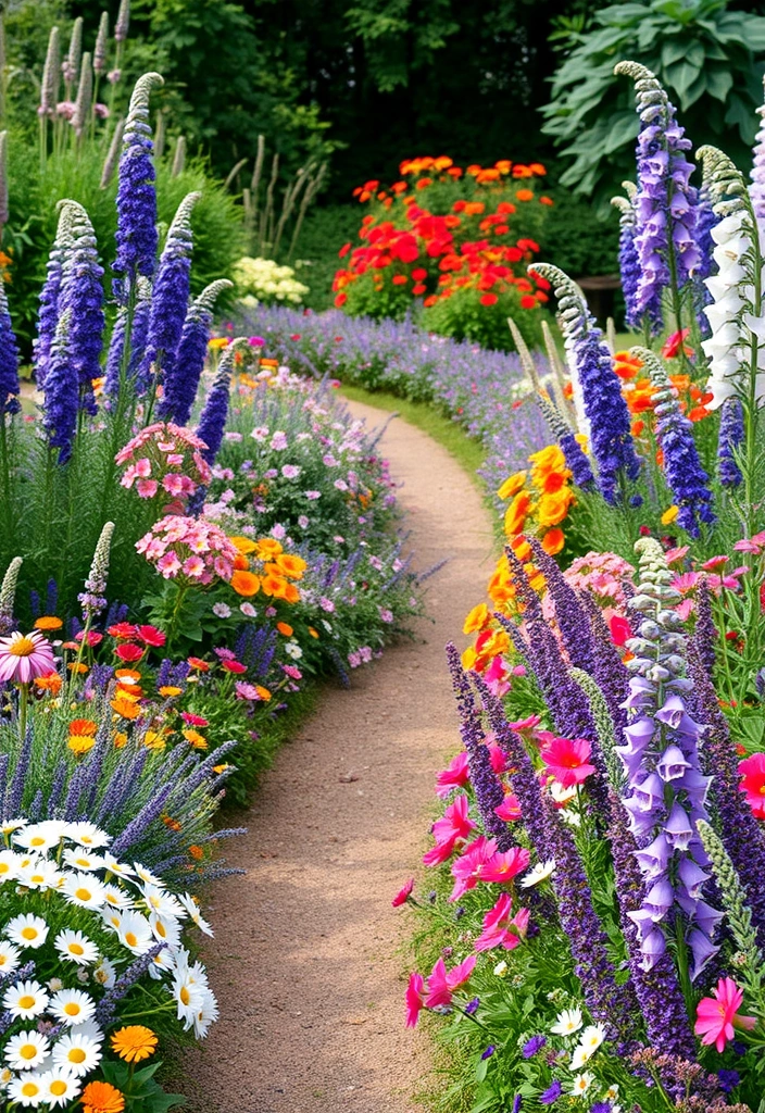 21 English Cottage Garden Ideas That Will Transform Your Backyard into a Fairy Tale! - 16. Vibrant Borders
