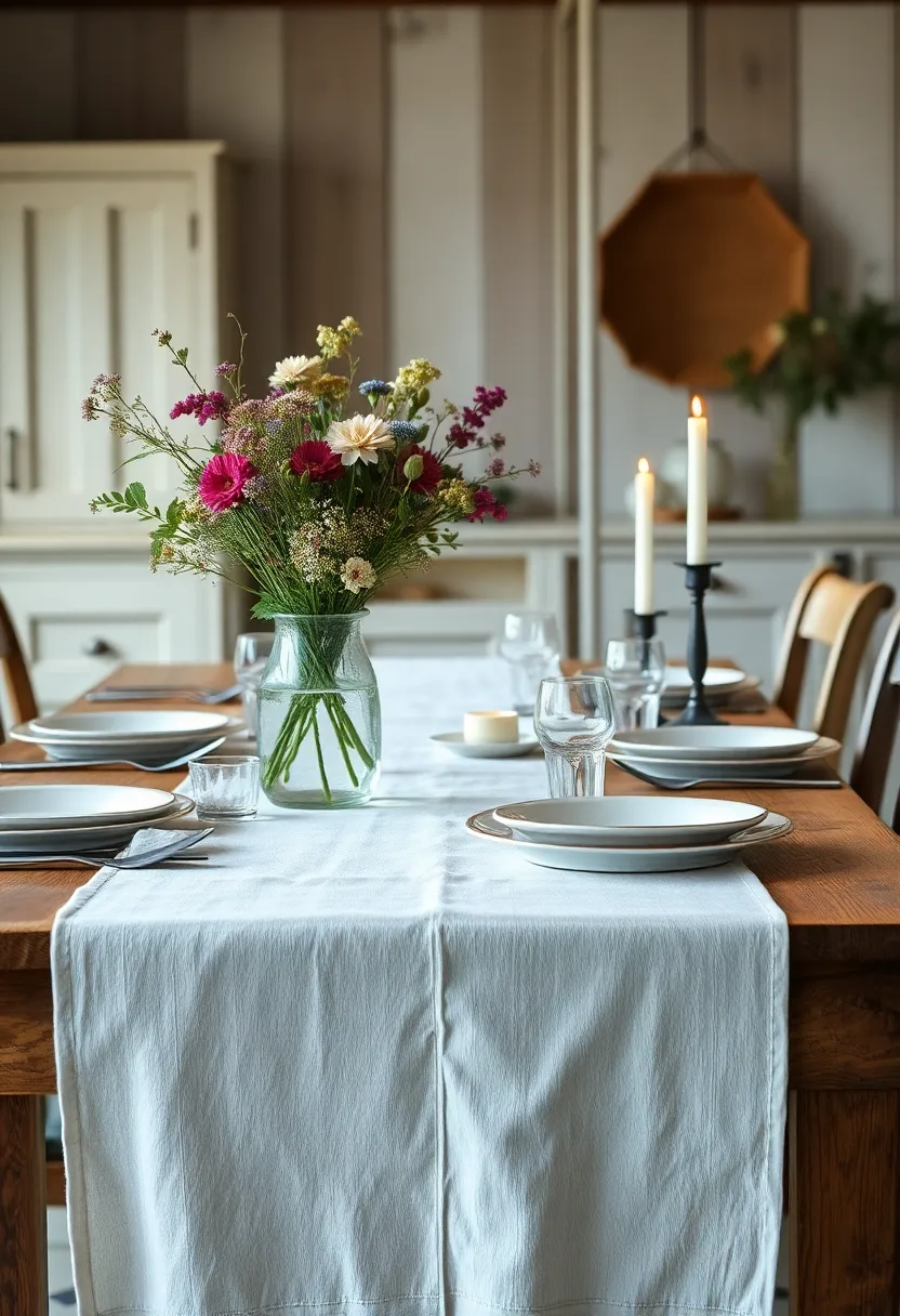 21 English Cottage Style Decor Ideas That Will Make You Feel Like You’ve Stepped Into a Storybook! - 2. Rustic Farmhouse Table