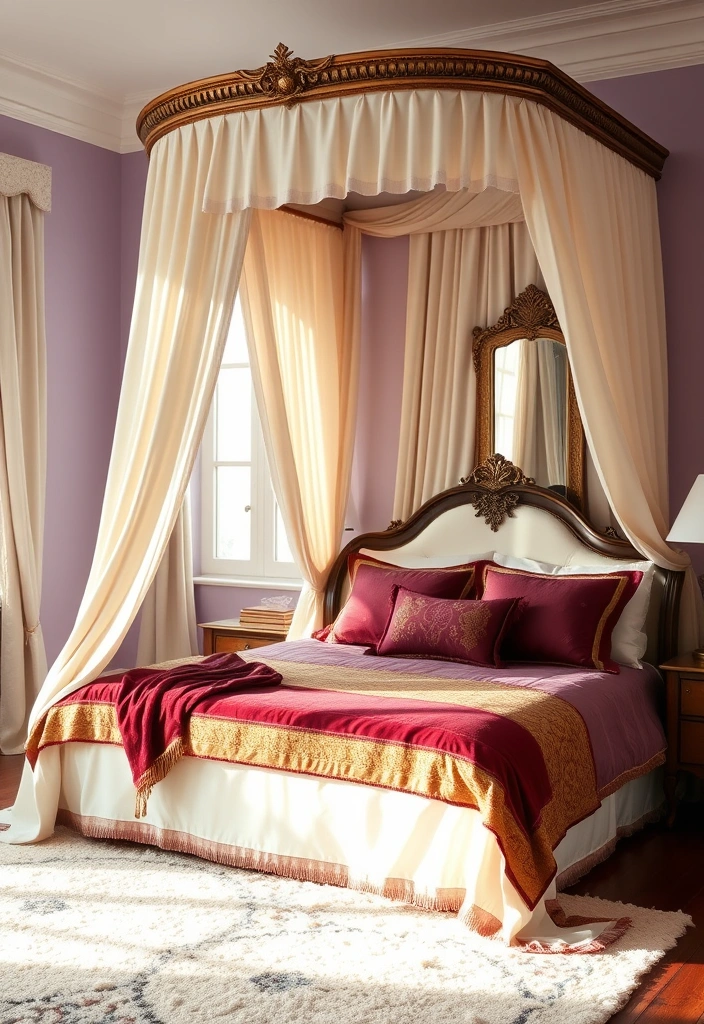 21 Classic Bedroom Decor Ideas That'll Make You Feel Like Royalty! - 1. Opulent Canopy Beds