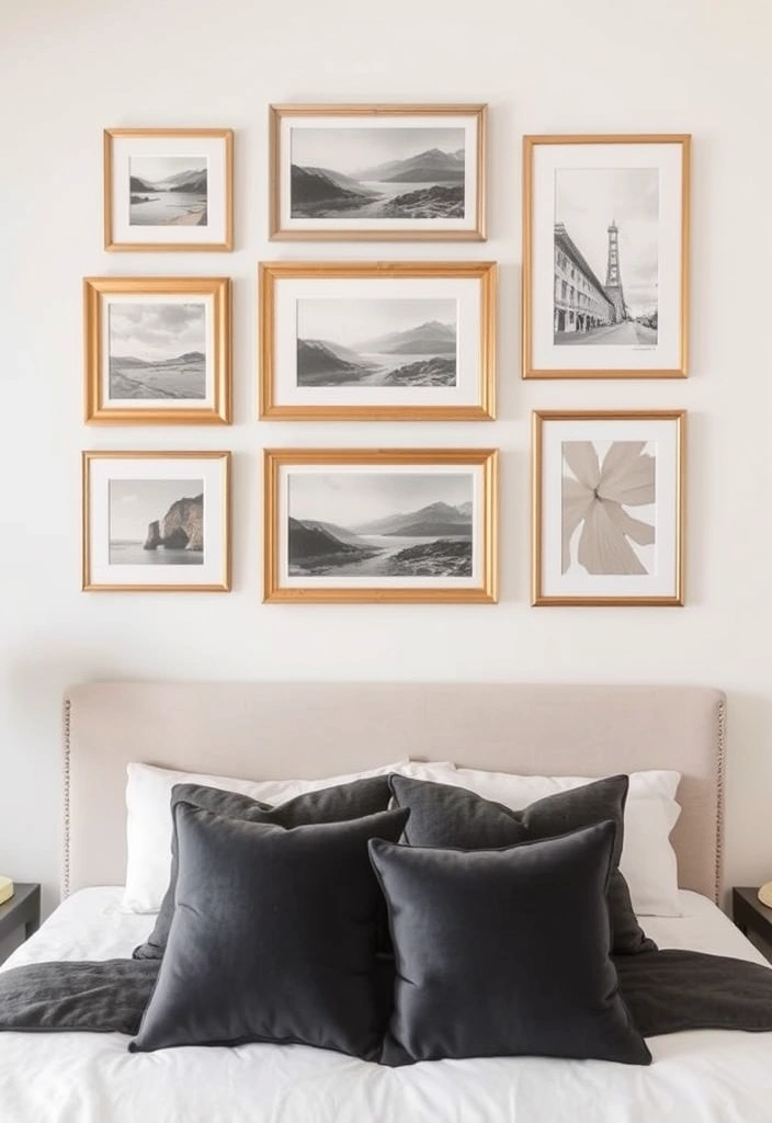 21 Classic Bedroom Decor Ideas That'll Make You Feel Like Royalty! - 6. Elegant Wall Art