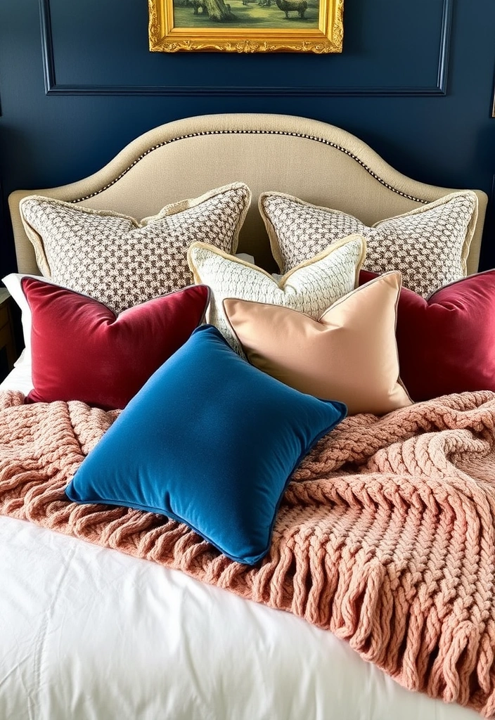21 Classic Bedroom Decor Ideas That'll Make You Feel Like Royalty! - 3. Richly Textured Fabrics