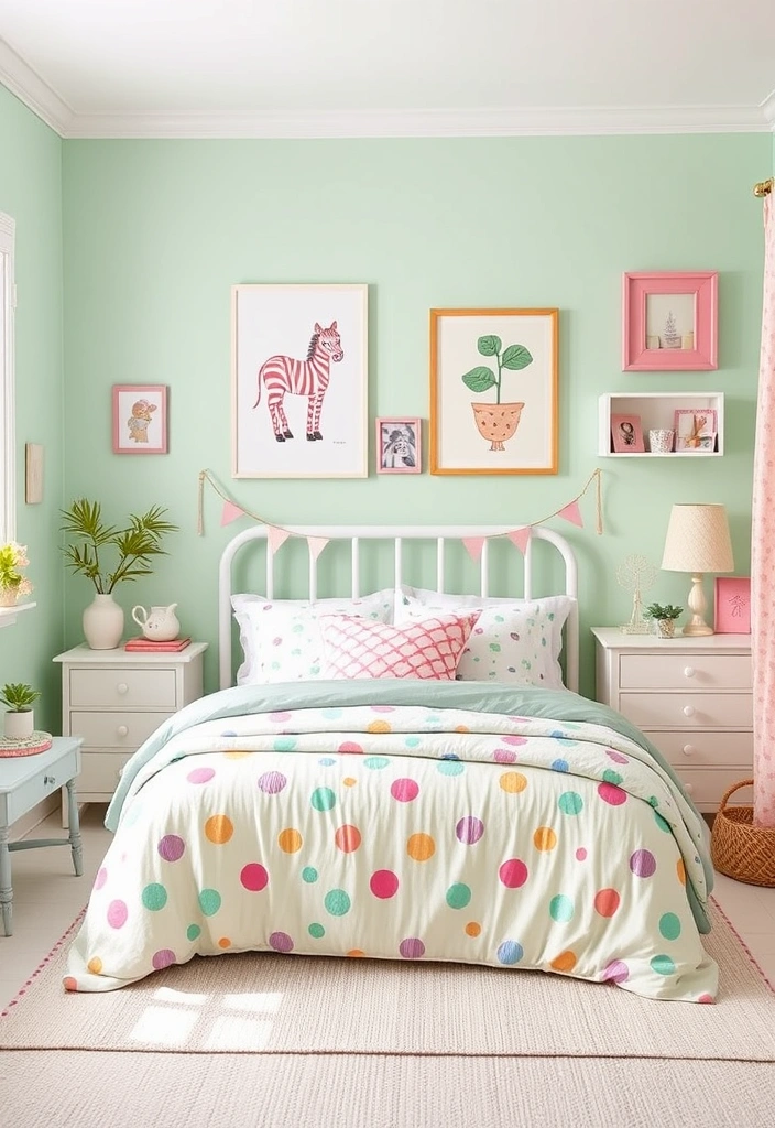 21 Stunning Bedroom Interior Ideas That Will Transform Your Space! - 12. Playful Pastels