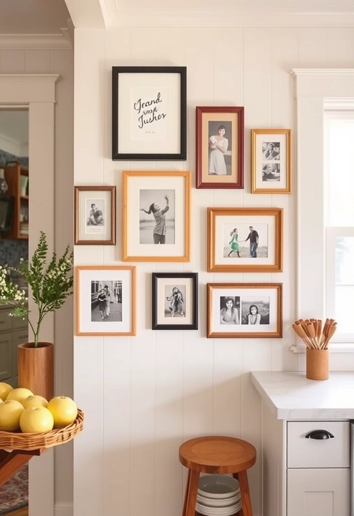 Transform Your Space: 21 English Cottage Kitchen Design Tips You Can't Afford to Miss! - 18. Add Personalized Artwork