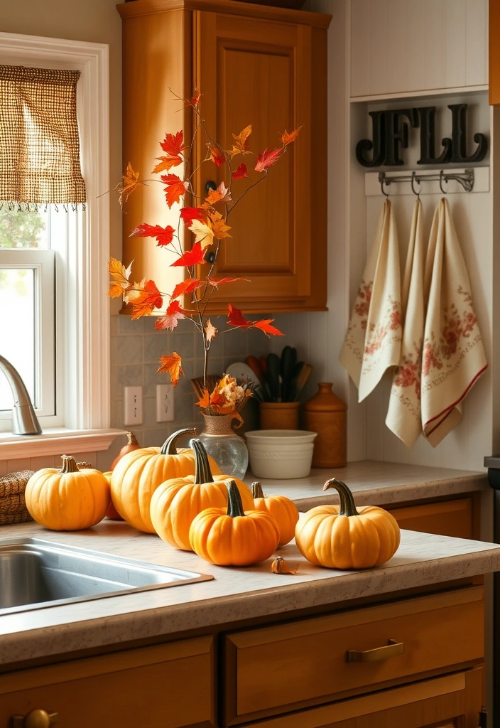 Transform Your Space: 21 English Cottage Kitchen Design Tips You Can't Afford to Miss! - 21. Celebrate Seasonal Decor