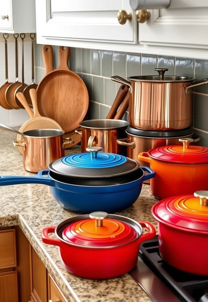 Transform Your Space: 21 English Cottage Kitchen Design Tips You Can't Afford to Miss! - 12. Invest in Quality Cookware