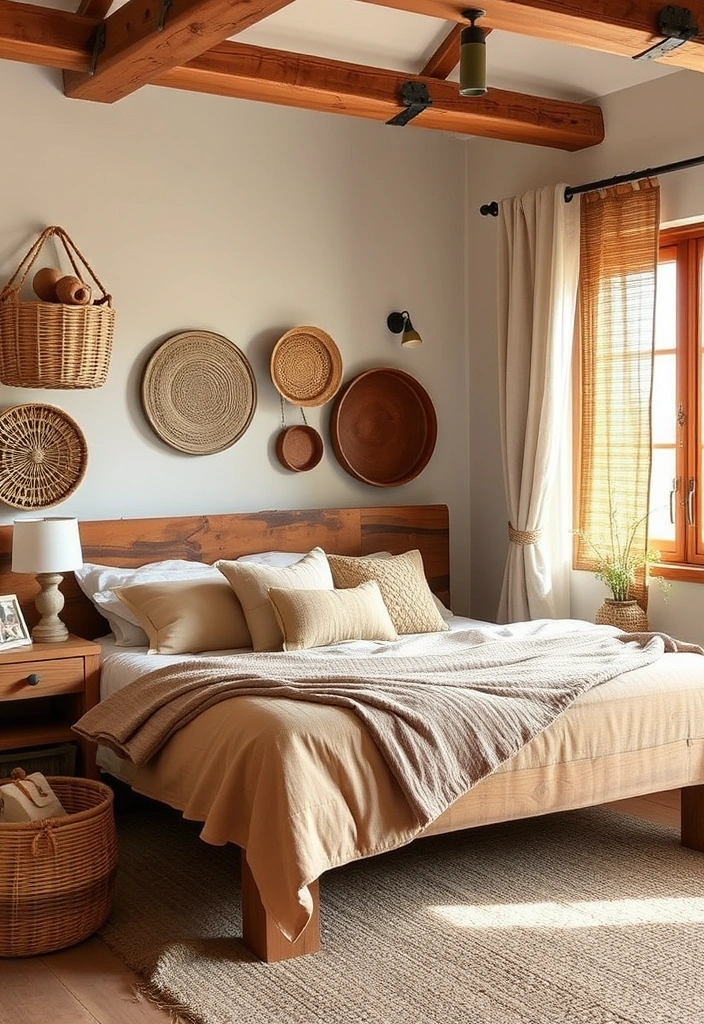 21 Enchanting English Cottage Bedroom Ideas to Transform Your Space! - 4. Use Natural Materials