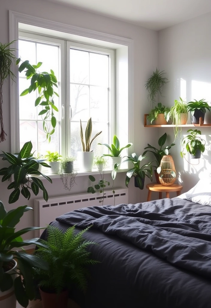 21 Enchanting English Cottage Bedroom Ideas to Transform Your Space! - 12. Integrate Nature with Indoor Plants