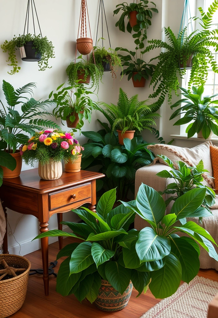 21 English Cottage Living Room Ideas That’ll Make You Feel Right at Home! - 7. Botanical Elements