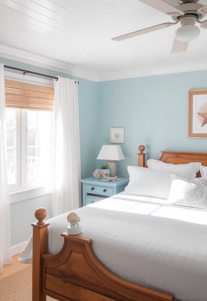 21 Stunning Bedroom Interior Ideas That Will Transform Your Space! - 5. Coastal Escape