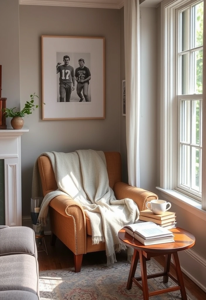 21 English Cottage Living Room Ideas That’ll Make You Feel Right at Home! - 8. Cozy Reading Nooks