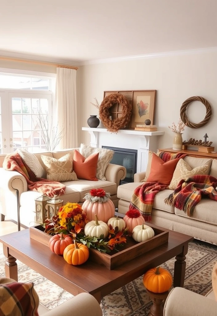 21 English Cottage Living Room Ideas That’ll Make You Feel Right at Home! - 20. Seasonal Decor Changes