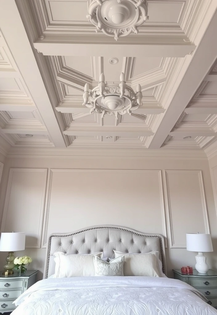 21 Stunning Bedroom Interior Ideas That Will Transform Your Space! - 18. Statement Ceilings