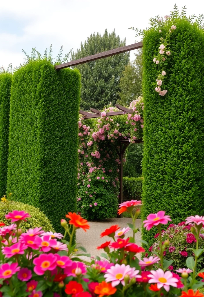 21 English Cottage Garden Ideas That Will Transform Your Backyard into a Fairy Tale! - 20. Lush Green Backdrops